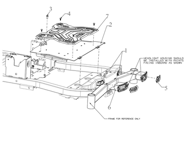 Floor Board Diagram and Parts List for ZT2-54KW (17RIEACI010)(2020) Cub Cadet Lawn Tractor